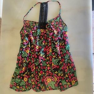 Arizona Jeans Co. Floral Sleeveless Top